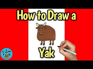 How to Draw a Yak (Ox) Easy