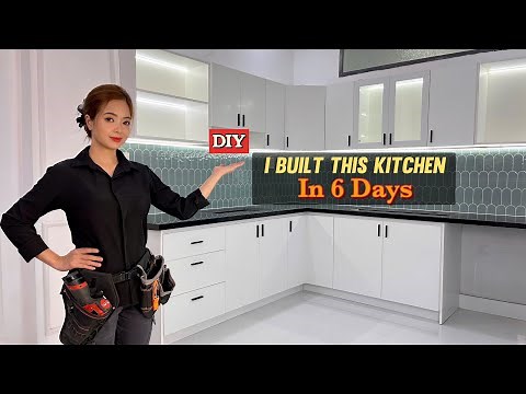 I Built This Kitchen in 6 Days With Simple Tools — DIY Kitchen Build (Step by Step)