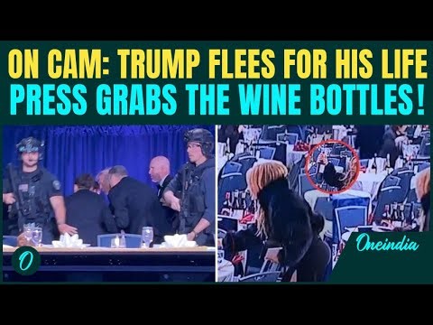U.S Reporters STEAL BOOZE As Trump ATTACKED by Gunman | WH Correspondent’s Dinner SHOCKING Video