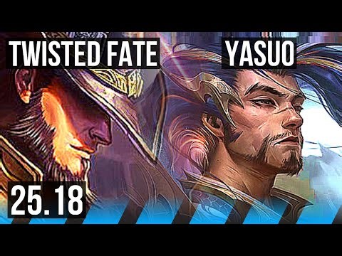 TWISTED FATE vs YASUO (MID) | 6/1/10 | KR Master | 25.18