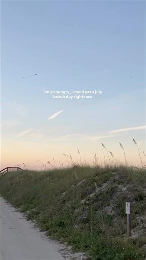 I’m so hungry, I could eat a beach day in July right now