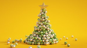 C4D Christmas Tree - Cinema 4D Tutorial (Free Project), CG Shortcuts