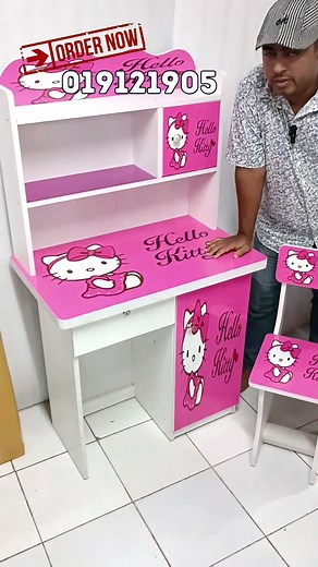3.7K views · 4 comments | Pink Hello kitty kids reading table with chair | RN Furniture & Mattress | Facebook