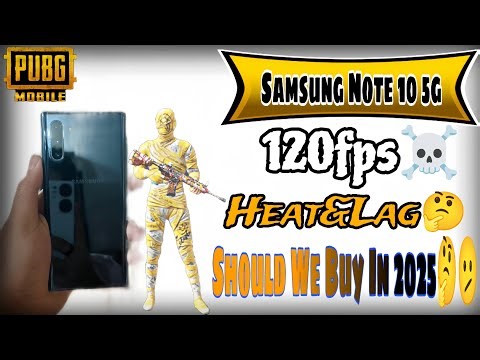 Samsung Galaxy Note 10 5G PUBG Test In 2025😵‍💫😱! Heat&Lag With FPS Meter☠️❗ Detailed Test