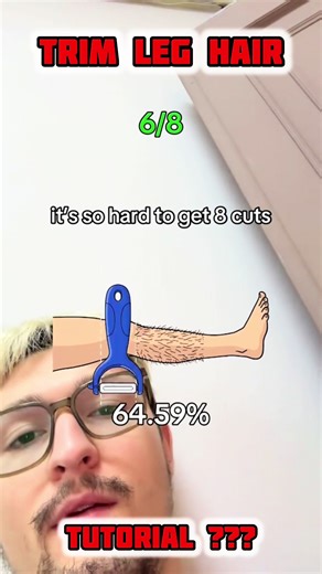 Trim hair leg 🦵 #tutorial #edit #capcut #troll #trollface | Troll Face