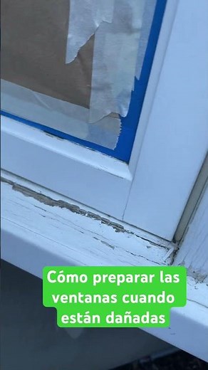 Cómo reparar ventanas dañadas