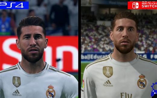 『FIFA20』PS4 vs Switch画质&帧数对比