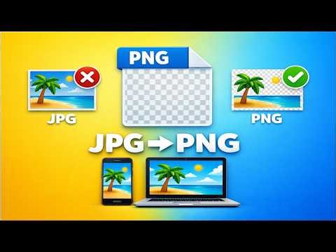 JPG vs PNG? Convert Any Image to PNG Format in 2 Minutes!