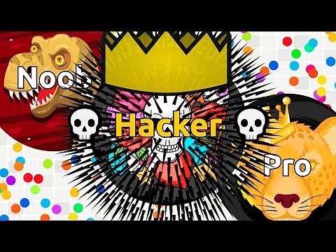 NOOB vs PRO vs HACKER in Agma.io ( Game Like Agar.io )