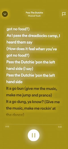 Pass The Dutchie - Musical Youth Lyrics