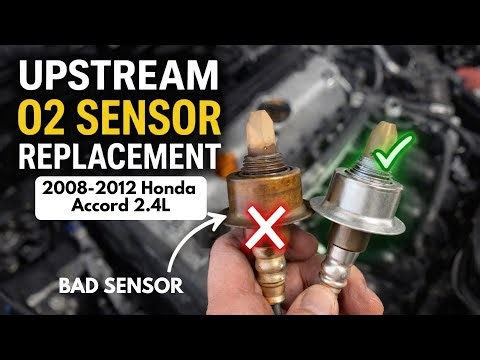 2008-2012 Honda Accord 2.4L Upstream O2 Sensor Replacement