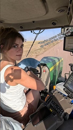 #harvest #farmlife #farmgirl #ac #tractor #johndeere #shorts #funny #howto #graincart