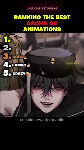 Ranking The Best Gacha OC Animations (Part 2) #gacha #gachalife #oc #animation