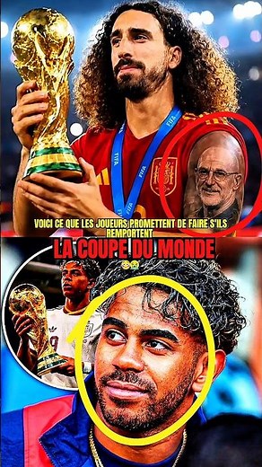 Here's what the players promise to do if they win the World Cup! 😭💀 Cucurella
