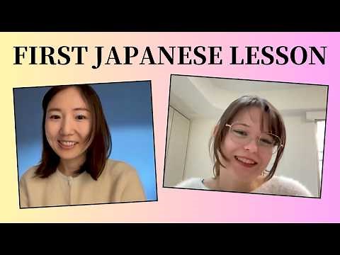 Teaching Japanese to a Complete Beginner | First Lesson