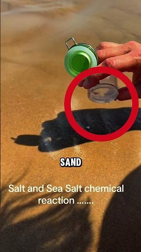 What Happens When You Pour Salt on Sea Sand? 🧂😱