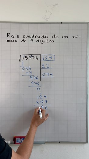 Aprende a resolver raíces cuadradas de números de 5 dígitos. ¡Fácil de entender! | Profe Jesús Grajeda Rosas