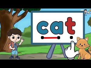Learn to Read CVC Words | English Reading Lesson for Nursery and Kindergarten | Phonics