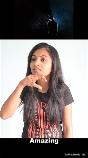 How to Say "Amazing" in Sign Language | ISL | #Shorts