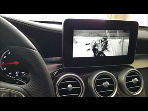 How to enable video in motion in a Mercedes Benz 2016 GLC 300