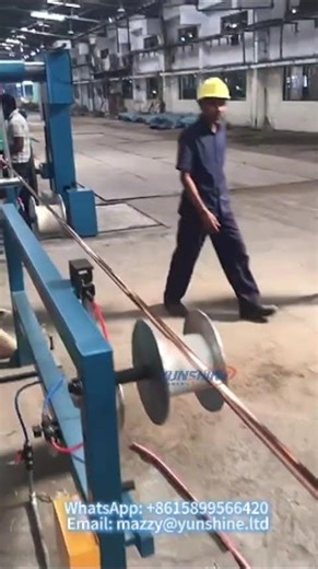 Test Completed! 👏 Smooth Production: Copper Rod Continuous Extrusion