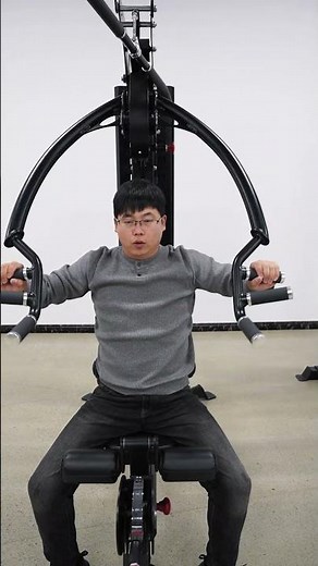 Comprehensive training equipment for chest and deltoid muscle exercises.#multifunctional #equipment