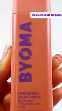 From Crusty To Glossy: BYOMA Hydrating Milk Toner First Impressions