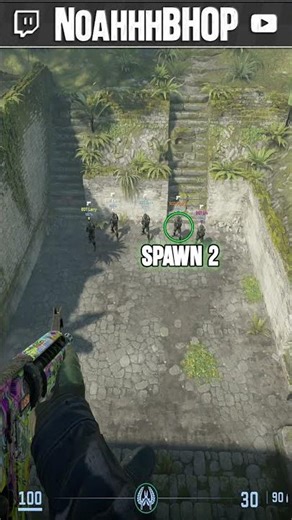 elbow insta smoke spawn #2 #csgo #bhop #counterstrike #cs2