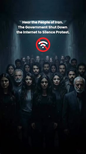 Samrad lotfi on Instagram: "& Iran is experiencing a government imposed internet shutdown amid ongoing protests. Authorities have cut internet access across parts of the country to silence the voice of protest and prevent information from reaching the outside world. Internet blackouts have repeatedly been used as a tool to suppress demonstrations, disrupt coordination, and hide human rights violations from global attention. This shutdown is not a technical issue. It is deliberate. Share this pos