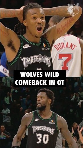 Biggest comeback in the history of OT. 👀