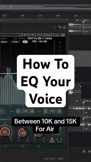 How To EQ Your Voice #Shorts #Mixing