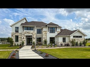 BRAND NEW 2025 TEXAS MODEL HOUSE TOUR ON 1 ACRE LOT!