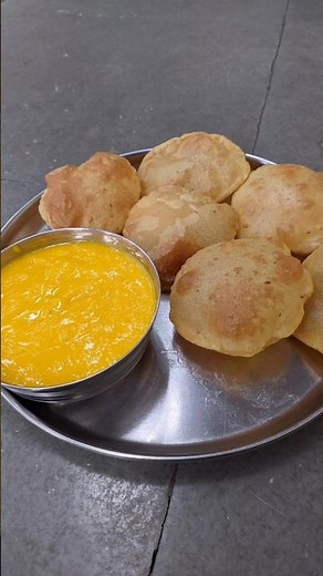Poori recipe | How to make soft & puffy Puri at home | Puri recipe #recipe #shorts #upvasrecipe