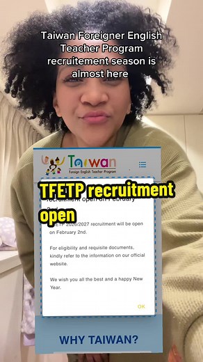 Join the TFETP Recruitment for Teaching in Taiwan