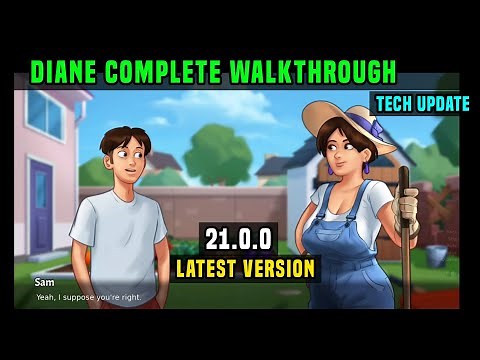 DIANE WALKTHROUGH SUMMERTIME SAGA 21.0.0 STORYLINE | DIANE'S STORY WILL RETURN IN FUTURE UPDATES
