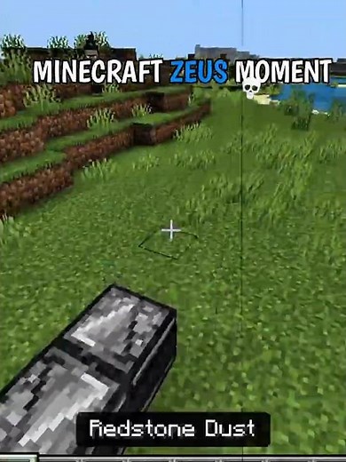 Minecraft Zeus Moment ⚡#minecraft #shorts #lightning #moment