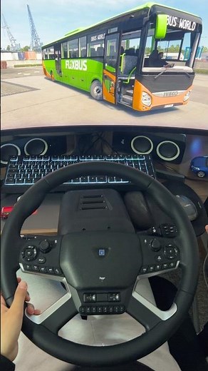 FlixBus Simulator with HORI Wheel 🚍🔥 | Realistic POV Driving