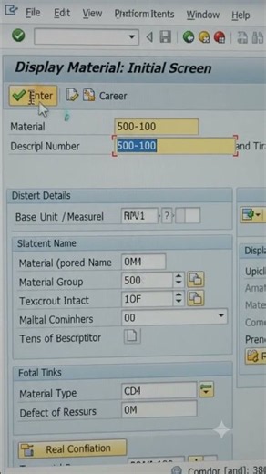 How to Display Material Master in SAP! 📦 (T-Code MM03) #Shorts #SAP
