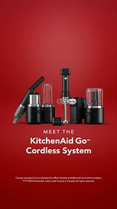 One battery that lets you make what you want, where you want it. Without causing a whole bunch of extra clutter? That’s the KitchenAid Go™ Cordless System—all powered by one interchangeable battery. Shop now: http://spr.ly/6182uWq9I | KitchenAid