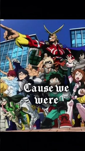 My Hero Academia class 1A is ready.