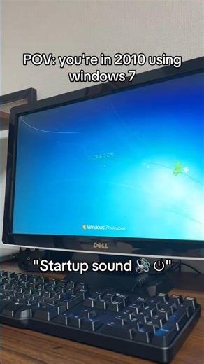 Làm Việc Với Windows 7 Năm Xưa #nostalgia #thinhhanh #viral