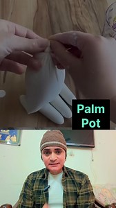 Palm designed flowerpot #flowerpot #flowerpotpainting #flowerpotmaking #palmpot #facebookreelsviralviralシfypシ゚ #facebookpostシ #facebookreelsviral #facebookreels #facebookviral #facebookreel #FacebookPage #facebookphotochallenge | Manjinder Sandhu