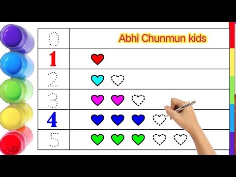 123 counting for kids | counting 1 to 20 | 1 2 3 4 5 ginti | number name | nursery LKG UKG education