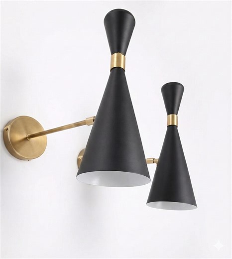 Wall Sconce Mid Century 1950's Italian Sconce Lighting Lamp Pair - Etsy