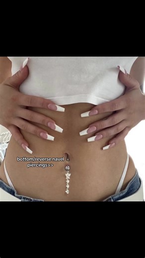 they’re so cute too!. happy new years😛 #fyp #bellypiercing #reversenavelpiercing #piercings #piercing