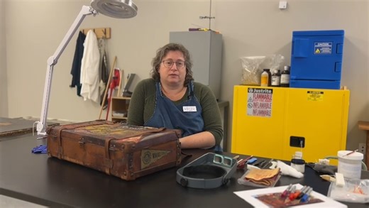 Objects conservator Jennifer French as the last question in our #AskAConservator Day series! What are the conservators doing while the museum is being renovated? | North Carolina Museum of History