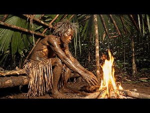 Primitive Rain Shelter in the Jungle