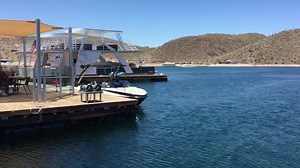 Stop by the Scorpion Bay Grill for a tasty bite to eat. You will love the view of Lake Pleasant. | Scorpion Bay AZ