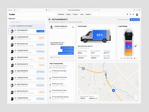 Trukun - Van Shipment Admin Dashboard Animation