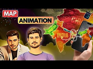 How To Make 3D Map Animation Using Alight Motion ‪@dhruvrathee‬